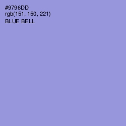 #9796DD - Blue Bell Color Image
